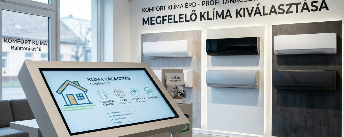 megfelelő klíma kiválasztása Komfort Klímától