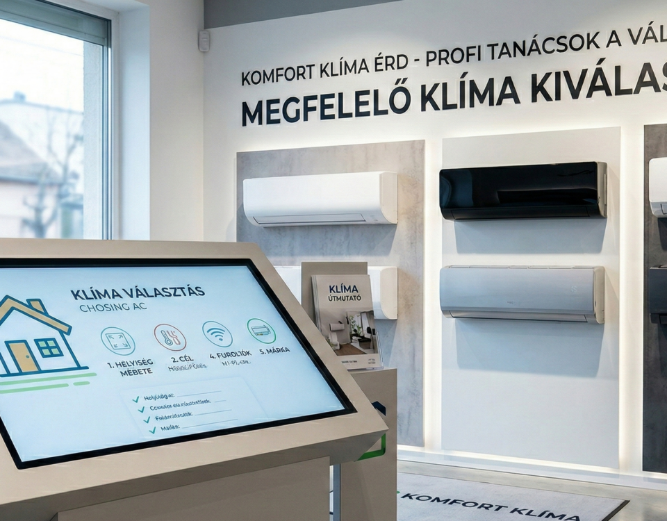 megfelelő klíma kiválasztása Komfort Klímától